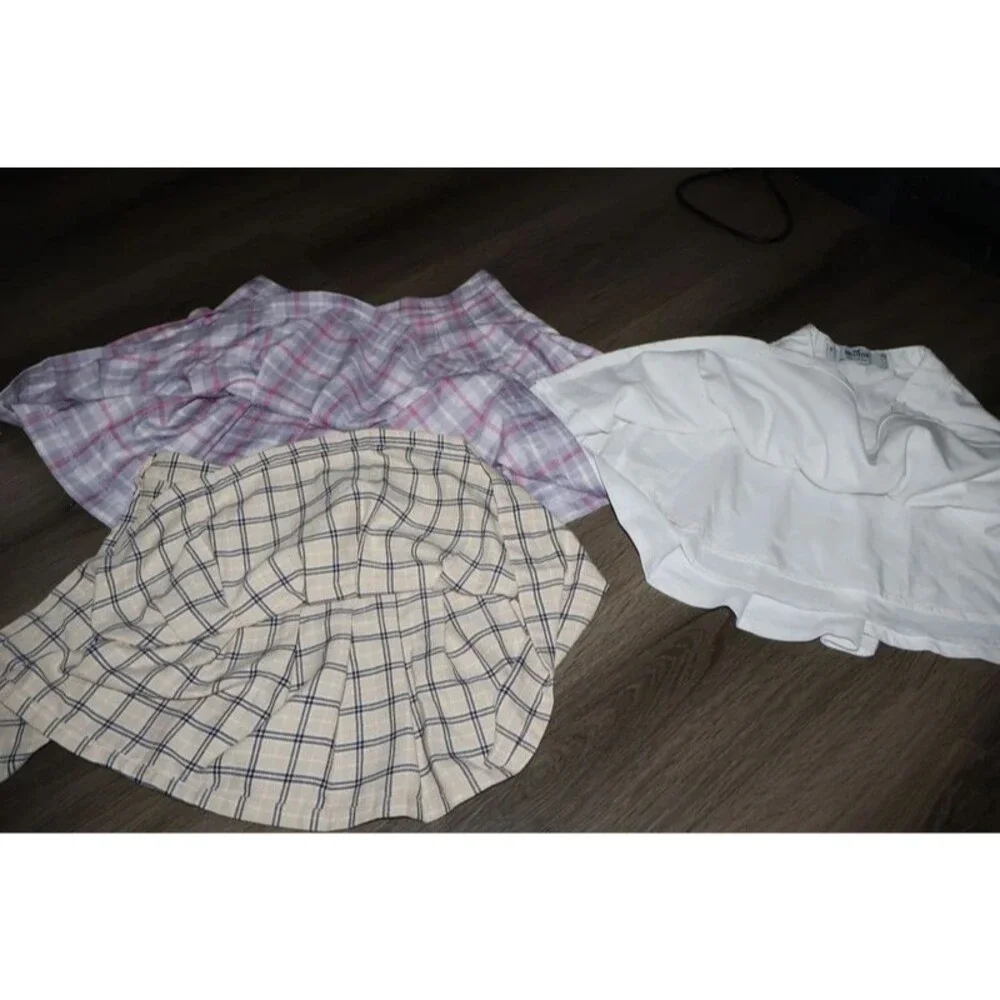 bundle/lot of 3 Pleated tennis skirts size S